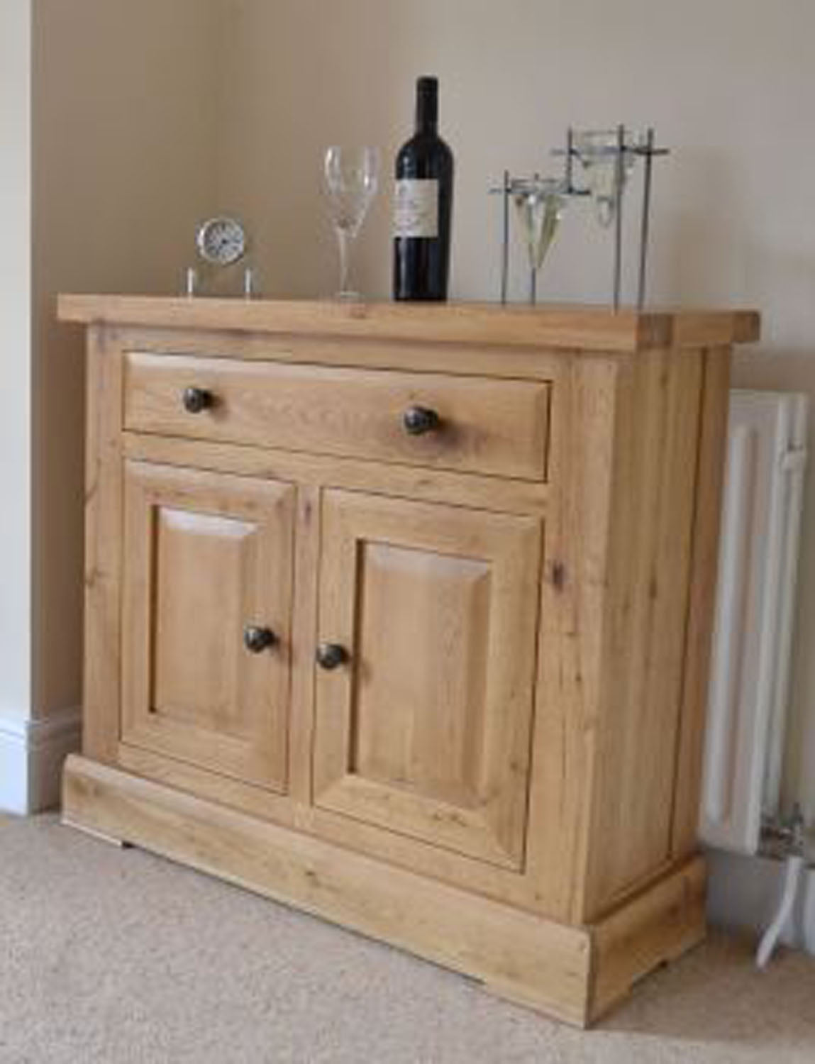 Wessex Oak Mini 2 Door Sideboard