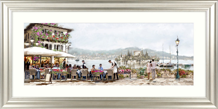 Artko Lake Café - Framed Print
