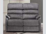 Westbury Grey Fabric 2 Seater Recliner Sofa
