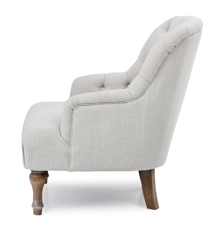 Juliet Chair - Cream Linen