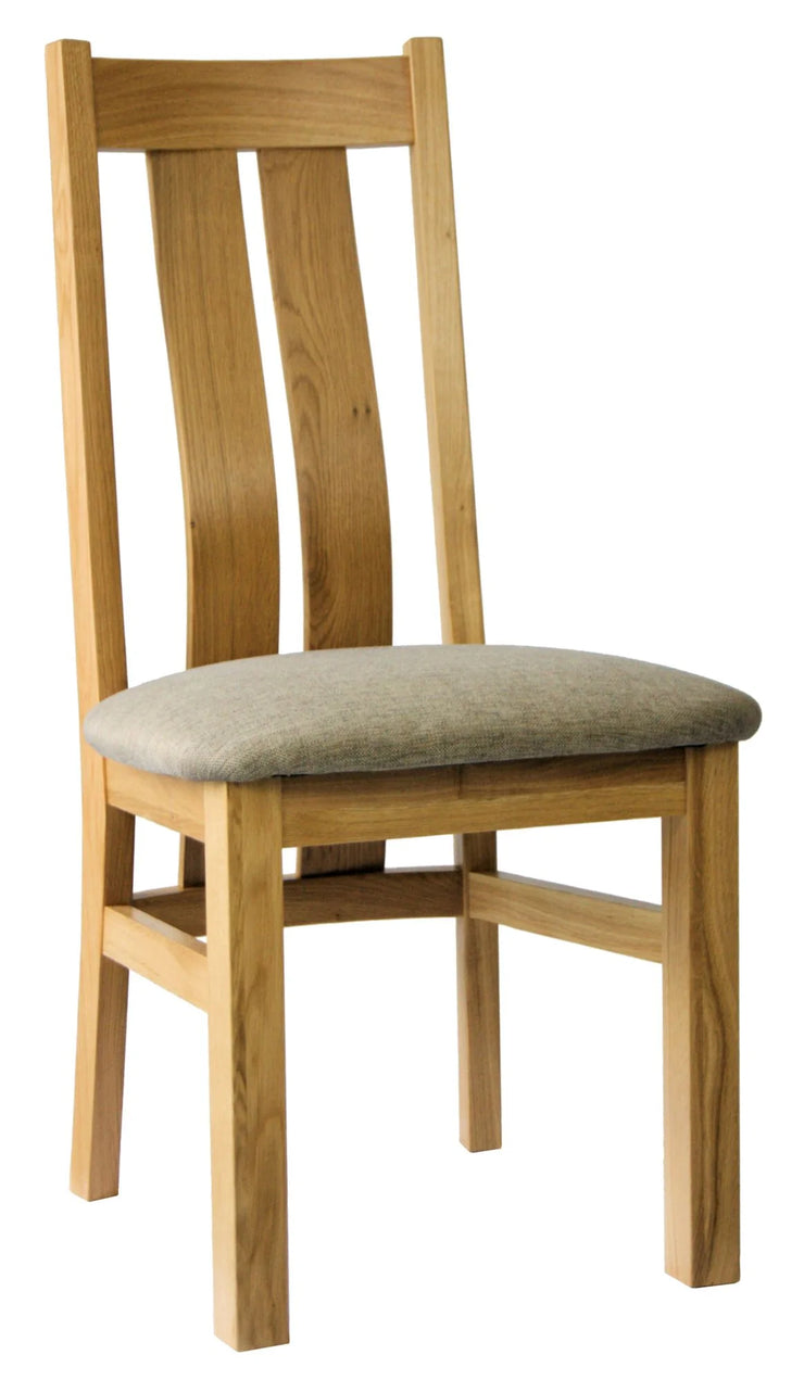 Bergen Oak Twin Slat Dining Chair