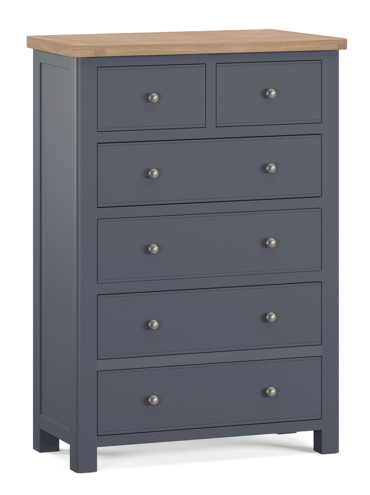 Camden 2 Over 4 Chest Of Drawers - Deep Blue