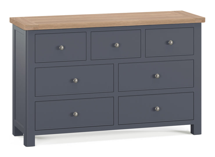 Camden 3 Over 4 Chest Of Drawers - Deep Blue