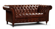 Chester Club 2 Seater Sofa - Oliato Leather - FOR BEST PRICES VISIT US