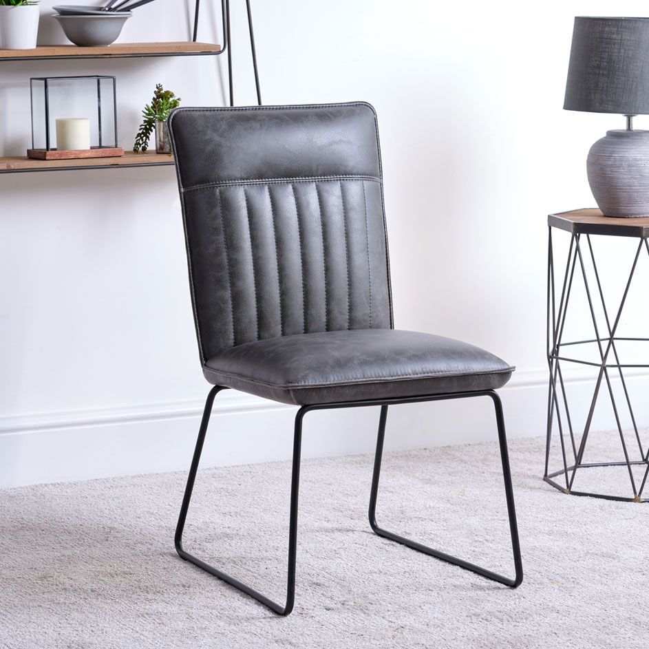 Cooper Metal Chair - Grey