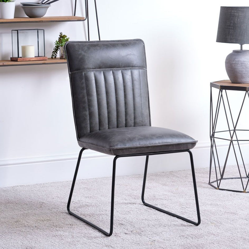 Cooper Metal Chair - Grey