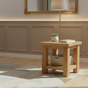 Dover Light Oak Side Table