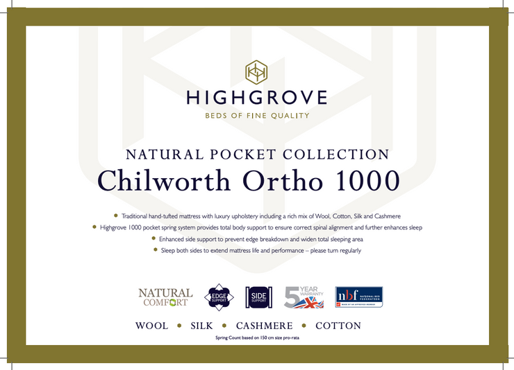 Highgrove Chilworth Ortho 1000 Mattress