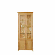 Newland Oak Glazed Display Cabinet