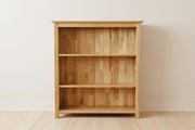 Newland Oak Low Wide Bookcase