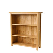 Newland Oak Low Wide Bookcase