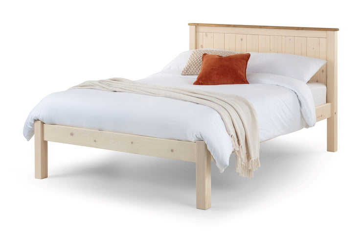 Oxton Cream Low Foot End Solid Wood Bed