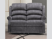 Pembroke Grey Fabric 2 Seater Recliner Sofa