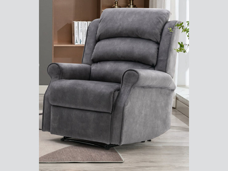 Pembroke Grey Fabric Armchair