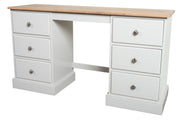 Cotswold Painted Double Pedestal Dressing Table