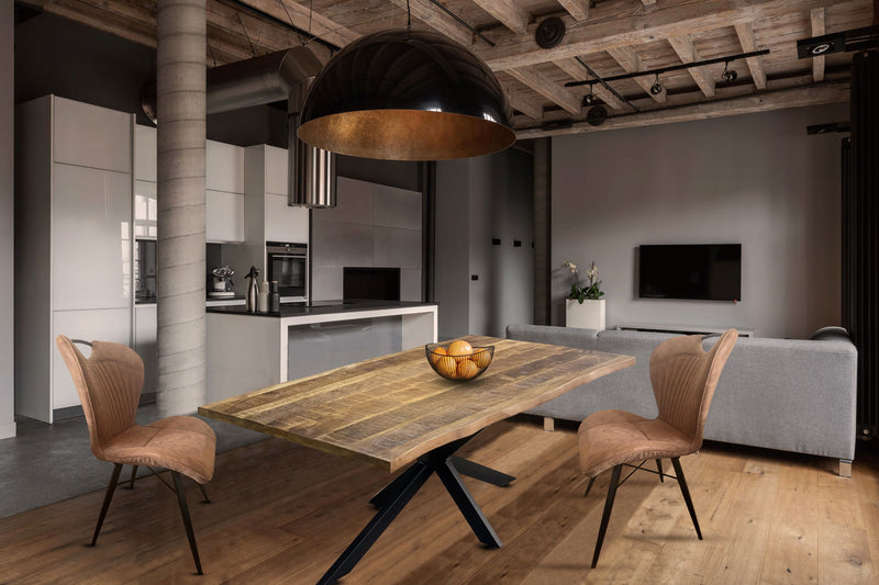 Rustic Kerela Mango 'Living Edge' Table