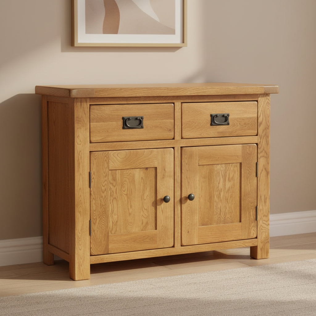 Deluxe Rustic Oak Living And Dining