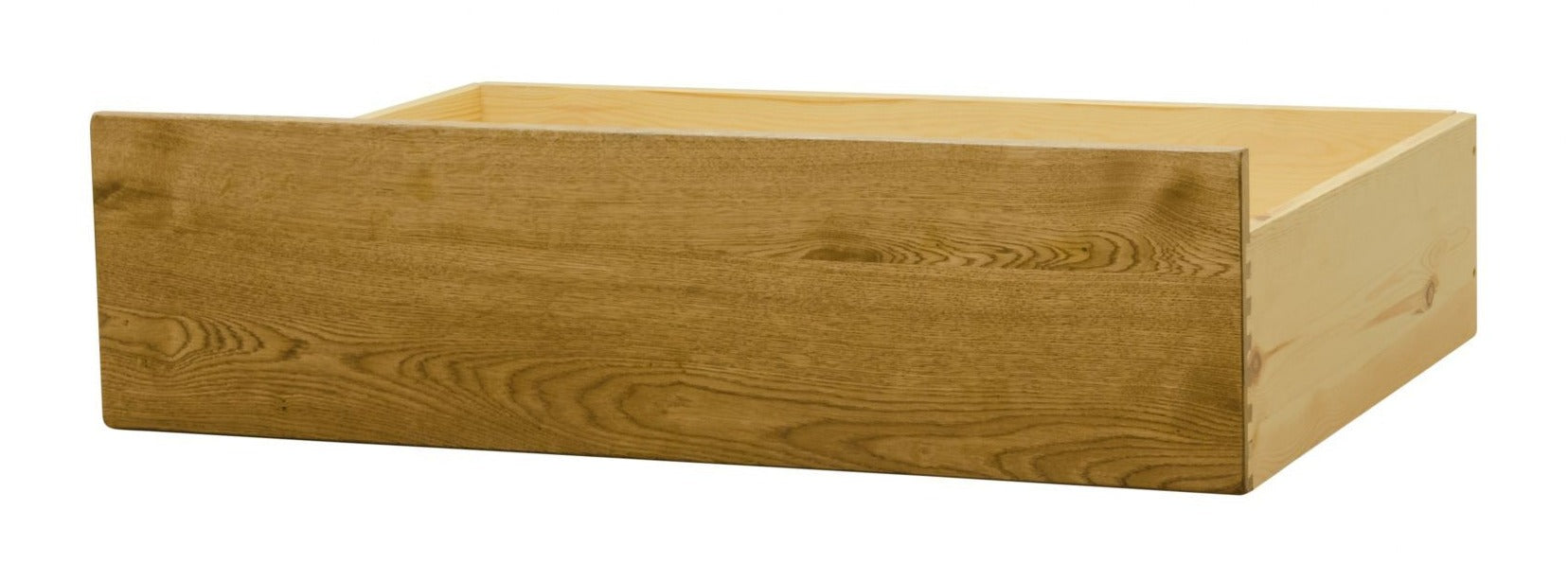Deluxe Rustic Oak Under Bed Drawer A World of Furniture