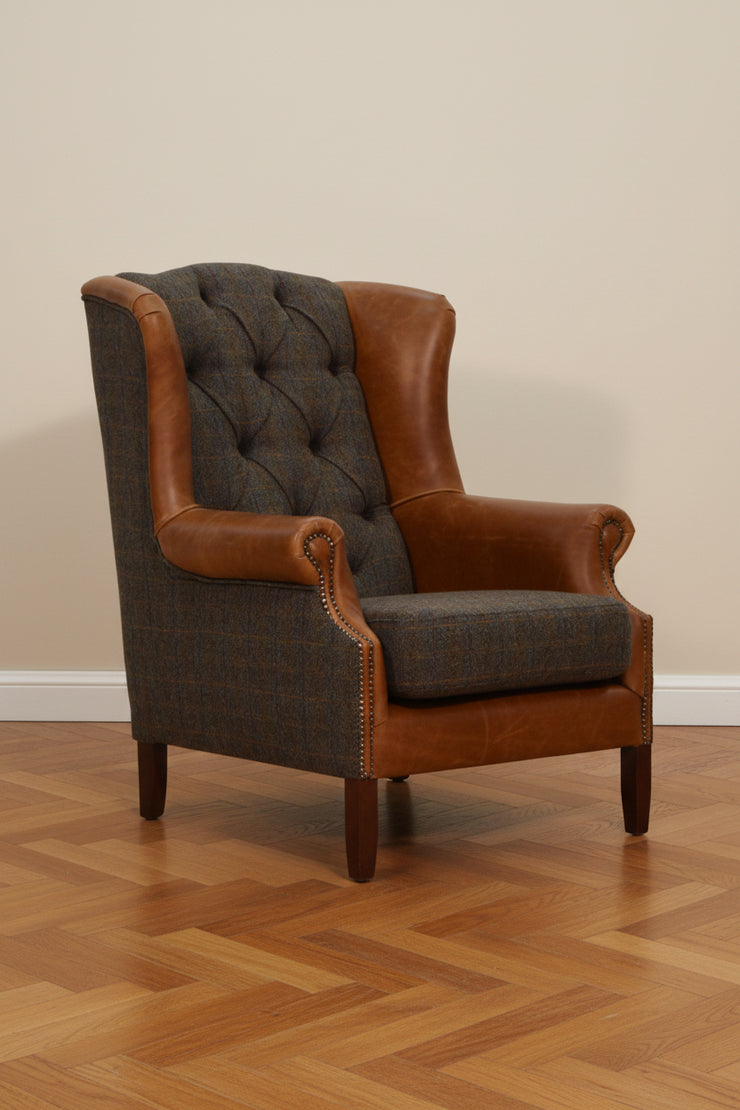Wing Armchair - Moreland Harris Tweed - FOR BEST PRICES VISIT US – A ...