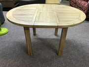 Wessex Oak Extending Round Dining Table