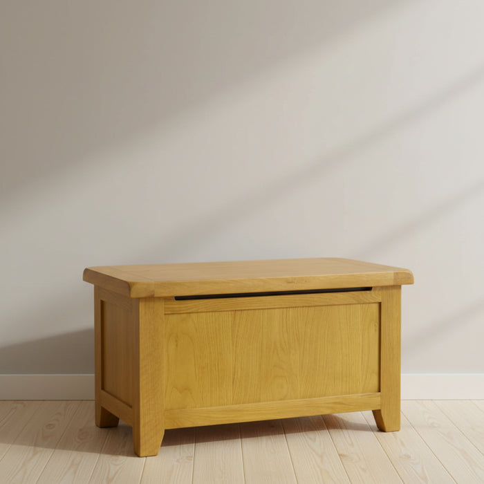 Wexford Oak Blanket Box