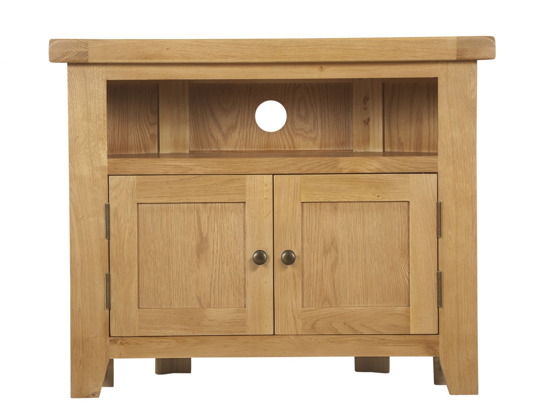 Wexford Oak Corner TV A World of Furniture