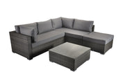 Savannah Corner Sofa Set - Grey